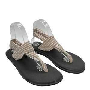Sanuk fabric wrap sandals